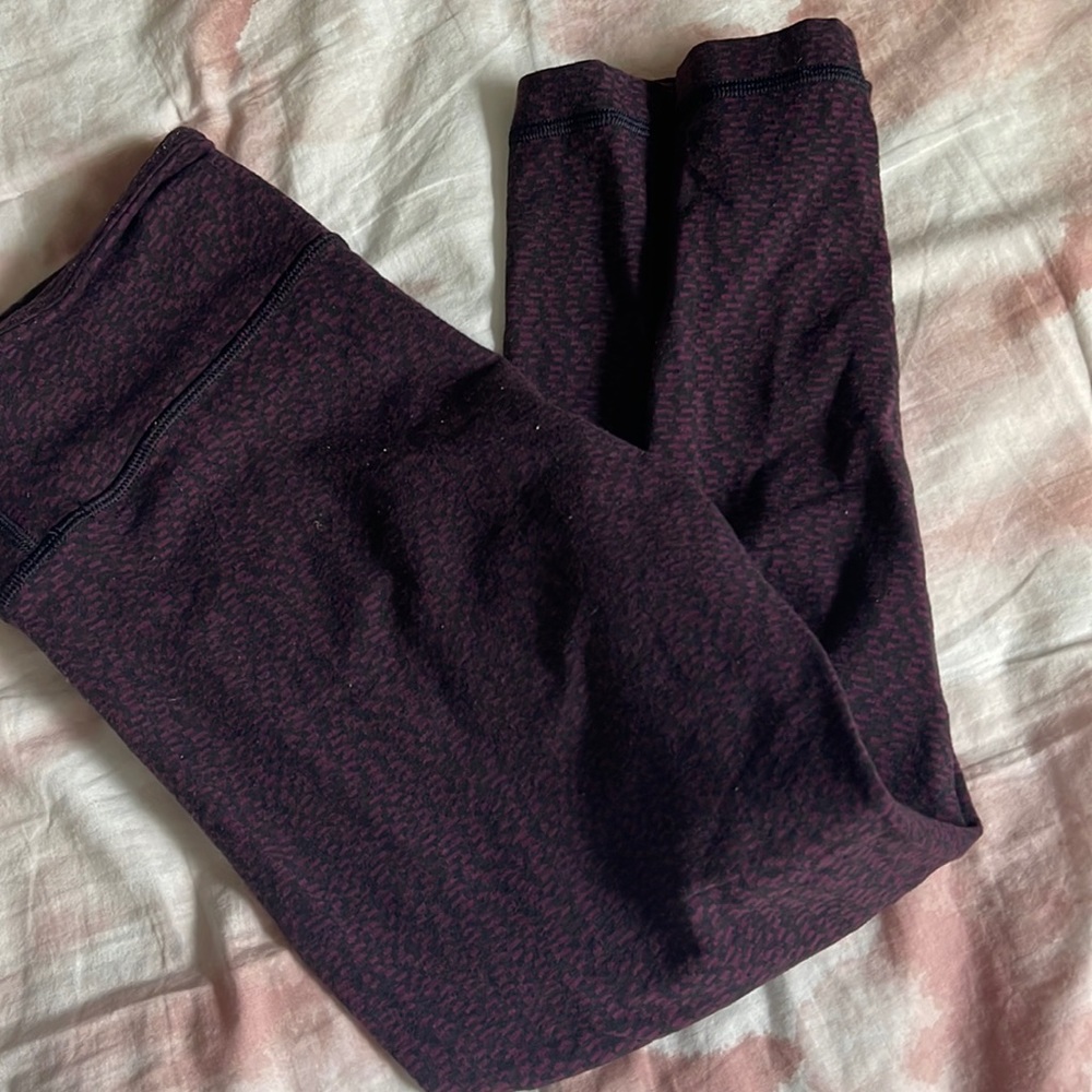 Purple leggings